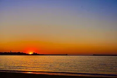 Coucher du soleil Côte Basque