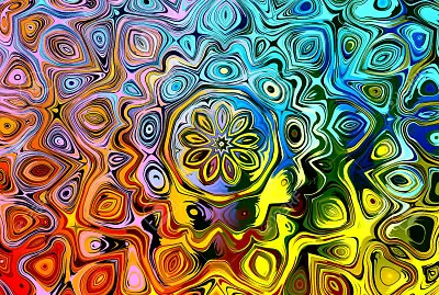 Abstract jigsaw puzzle