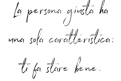 LA PERSONA GIUSTA