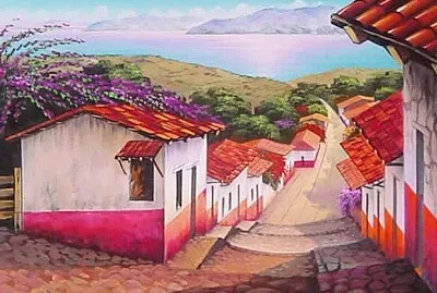 Calle pueblo jigsaw puzzle