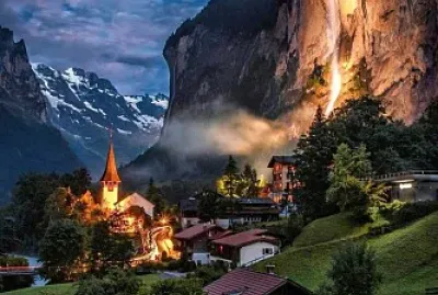 Lauterbrunnen-Suiza jigsaw puzzle