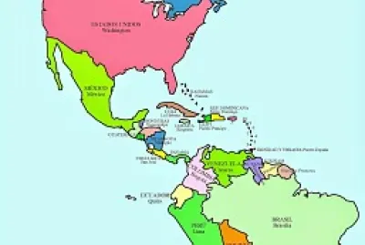 mapa continente americano jigsaw puzzle