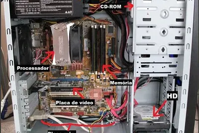 Peças do computador jigsaw puzzle