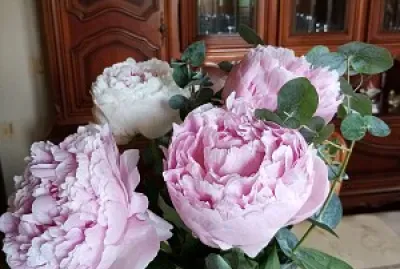Bouquet Pivoines