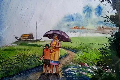 Lloviendo jigsaw puzzle