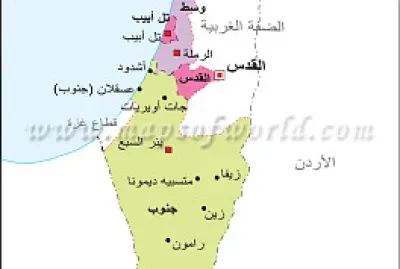 خارطة اسرائيل