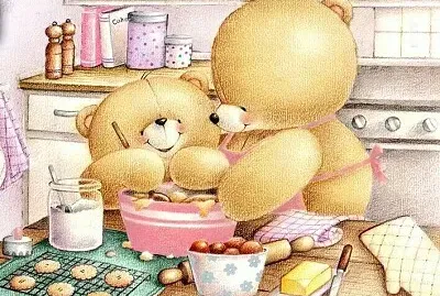 bears cooking cookies jigsaw puzzle