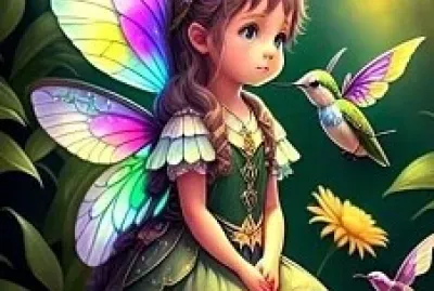 Niña mariposa jigsaw puzzle