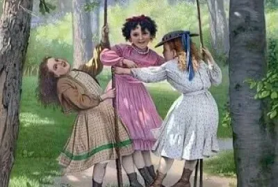 Niñas jugando