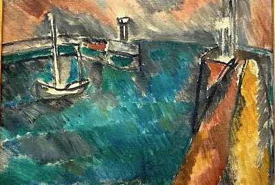 Dufy entrée du port du havre