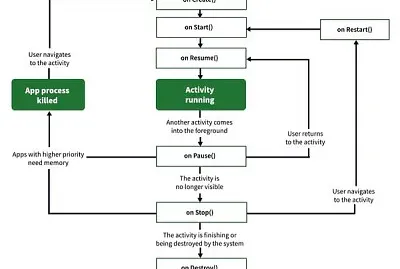 Activity life cycle diagram