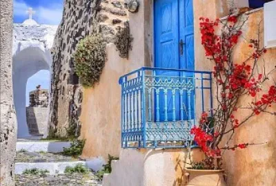 Santorini jigsaw puzzle