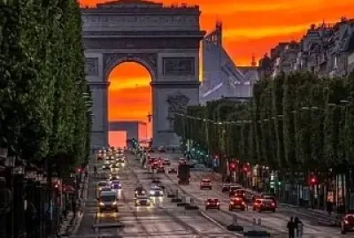 Arco del triunfo, Francia jigsaw puzzle