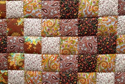 פאזל של patchwork marron