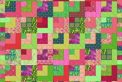 patchwork dominante vert