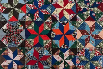 patchwork étoilé