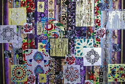 patchwork en violet jigsaw puzzle