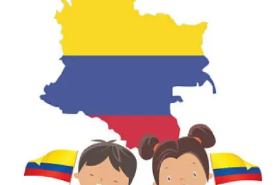 Mapa colombia Niños