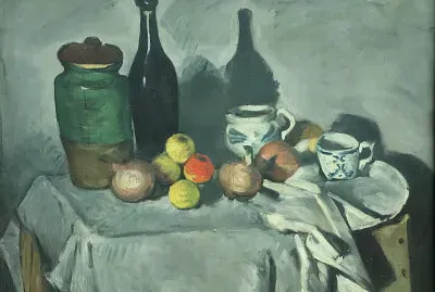 Cézanne table au pot vert
