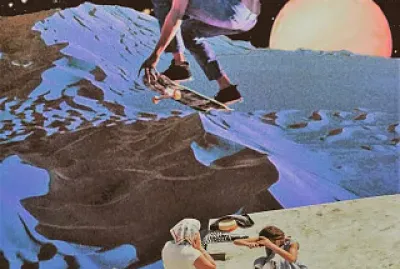 Sand Dune Skating Art
