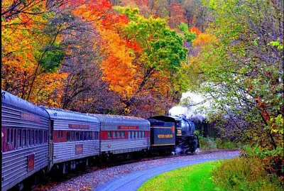 O trem jigsaw puzzle