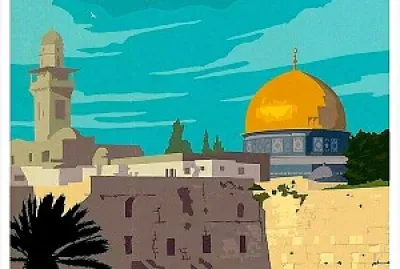 Jerusalem Travel Poster