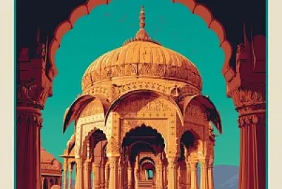 India Travel Poster