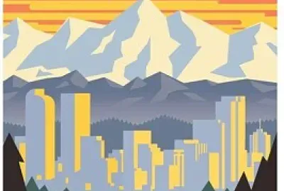 Denvere Travel Poster