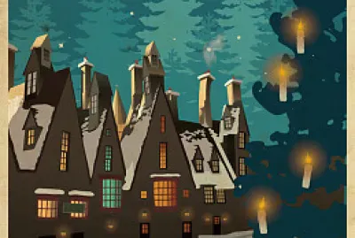 Hogsmeade Travel Poster