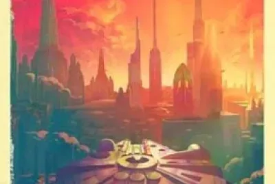 Coruscant Travel Poster