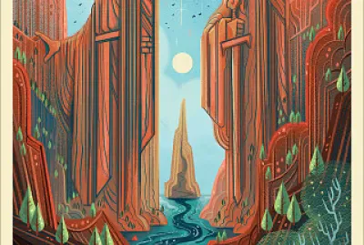 The Argonath Travel Psoter