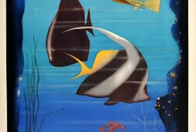Monaco Aquarium Poster