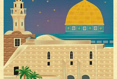 Jerusalem Travel Poster