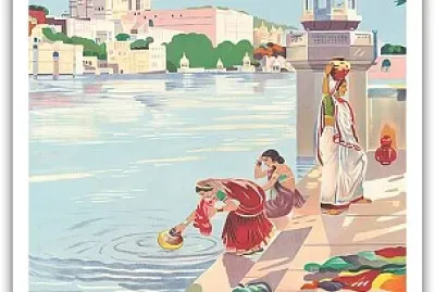 Udaipur India Travel Poster