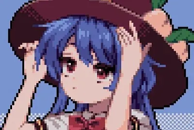 Cute pixel jigsaw puzzle