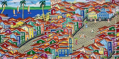 ville au bord de la mer