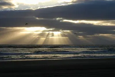 Amanecer en la costa