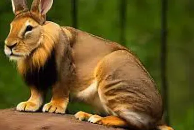 Lion Rabbit jigsaw puzzle