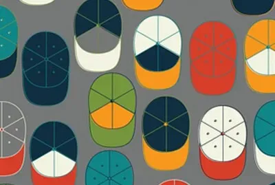 פאזל של baseball hats