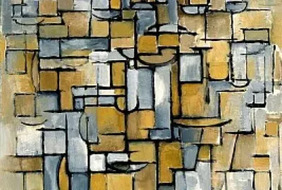 Mondrian jigsaw puzzle