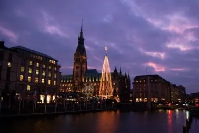 Julgran, Hamburg, Tyskland