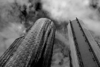 Skyskrapa, Frankfurt, Tyskland