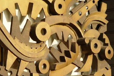 Отблизо на портата на Teatro Regio, Торино, Италия