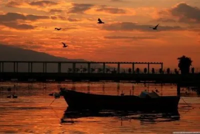 Zachód słońca w Turcji