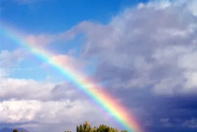 Ein Regenbogen