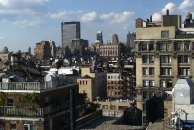 Panoramę Nowego Jorku, USA