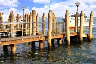 Piękna ulica, Grand Canal w Wenecji, Włochy