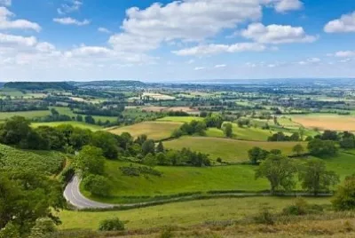 Ländliche Landschaft, Cotswolds UK