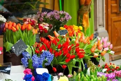 Marché aux fleurs de rue