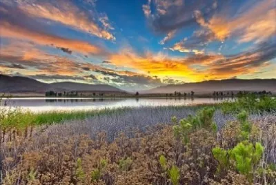 Sunrise Over a Lake jigsaw puzzle